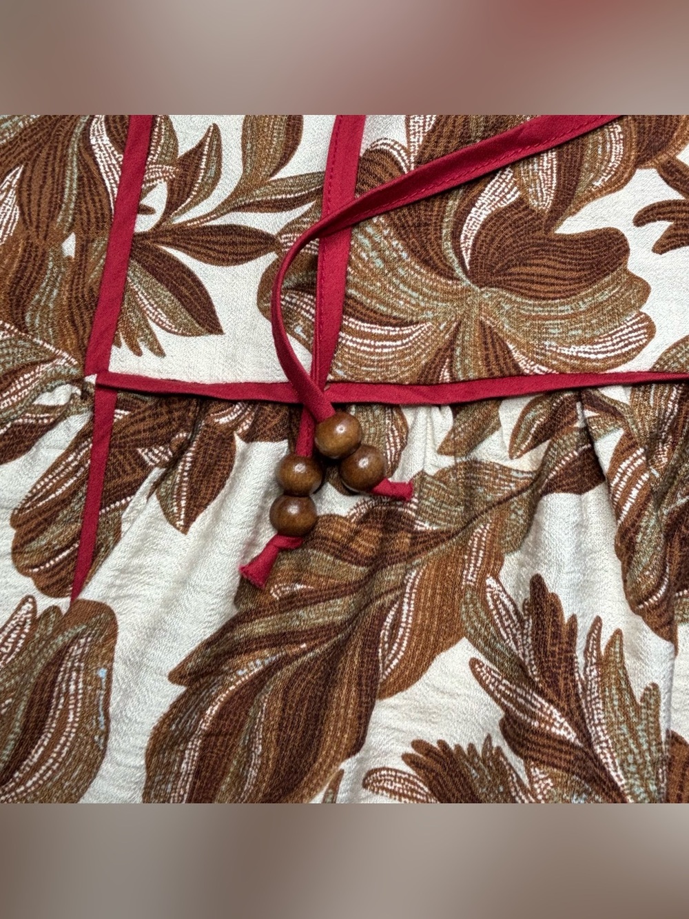 Gigio Floral Babydoll Mini Dress Medium Puff Sleeve Pockets Lined Boho NWOT - Picture 9 of 12
